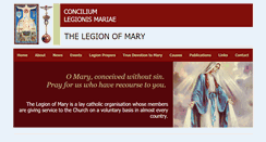 Desktop Screenshot of legionofmary.ie
