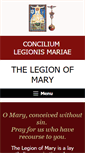 Mobile Screenshot of legionofmary.ie